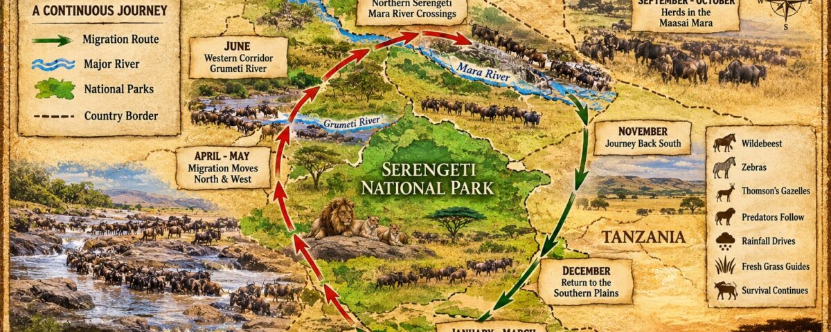Complete Serengeti Great Migration Cycle Explained